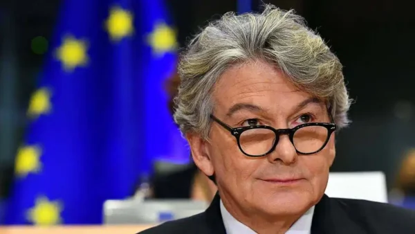 L’ancien ministre Thierry BRETON, commissaire européen, chargé du Marché intérieur, de nouveau proposé par le président de la République, M. Emmanuel MACRON, pour siéger de nouveau à la Commission européenne
