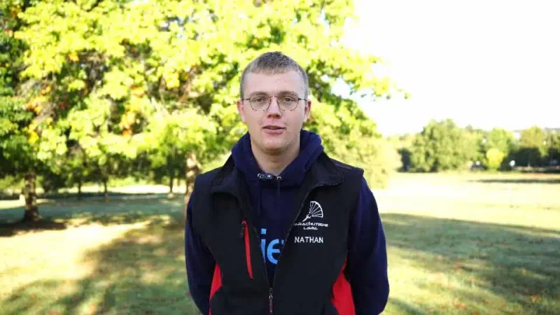 Nathan Poupeau-Avallart, étudiant en 2e année de prépa au sein de l’école d’ingénieur ESIEA