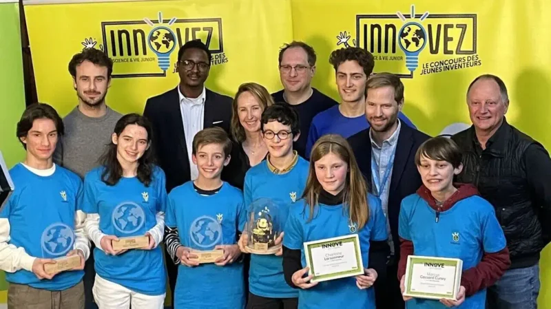 Gagnants du concours Innovez de Science et vie junior