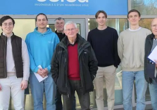Une course d’orientation mémorielle connectée grâce à l’engagement d’étudiants de l’ESIEA Laval