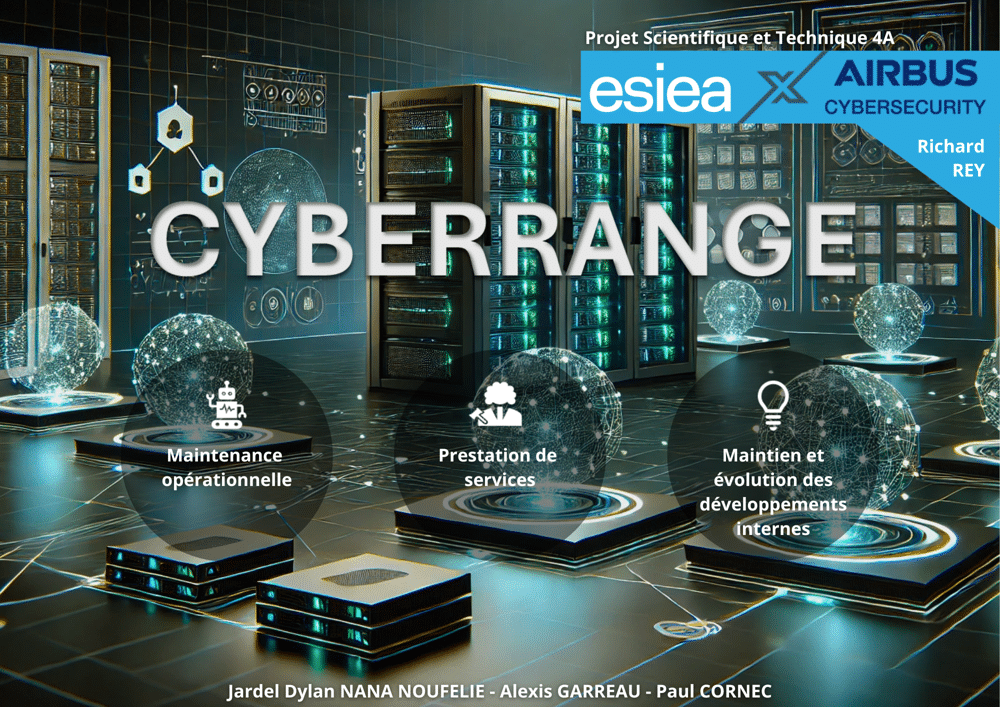 CyberRange, projet scientifique et technique d'étudiants de l'ESIEA Laval