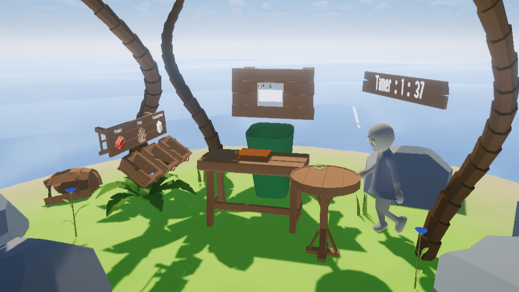 Projet de jeu coopératif en VR et tablette