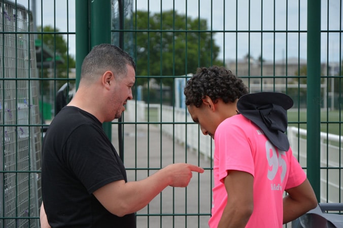 Sofiane Mizab, étudiant à l'ESIEA lors de son défi Goussainville Casablanca