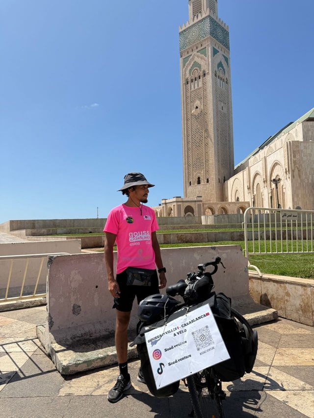 Sofiane Mizab, étudiant à l'ESIEA, au Maroc