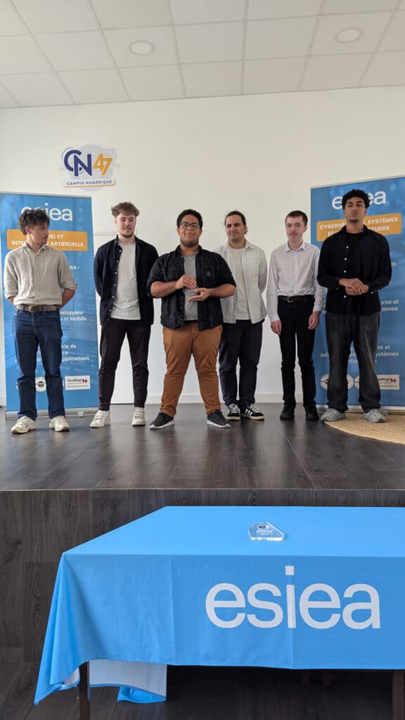 L'équipe Coloconnect lors du Techday de l'ESIEA Agen en Juillet 2025