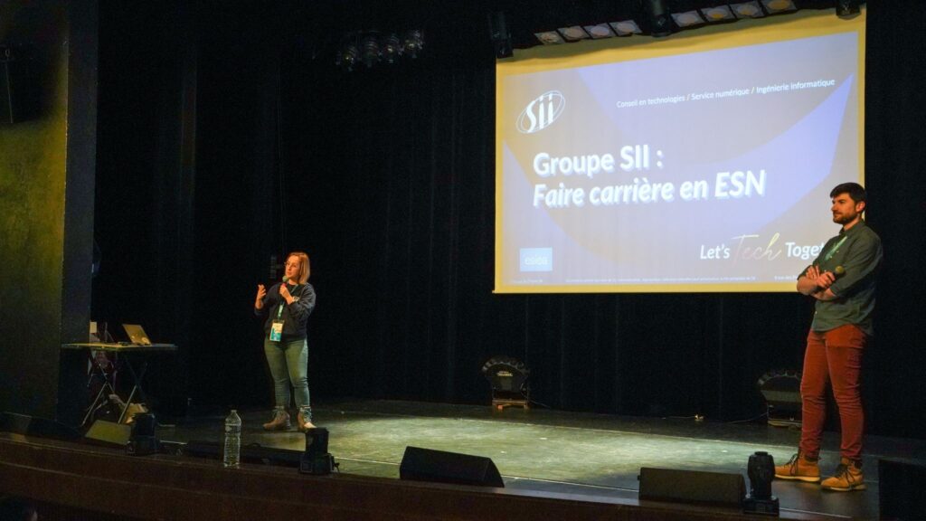 Intervention de SII lors du colloque 2026 de l'ESIEA, faire carrière en ESN