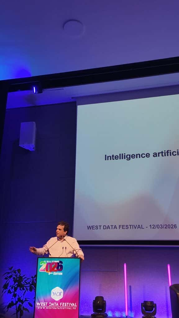 Manuel Clergue de l'ESIEA au west data festival 2026