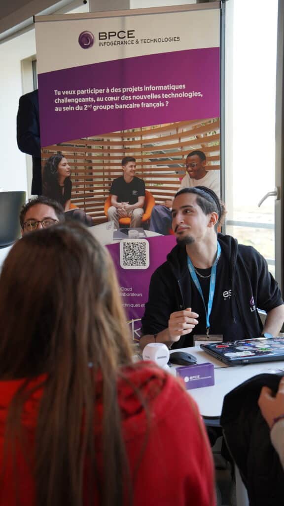 BPCE, infogérance et technologies, présent au forum métiers de l'ESIEA