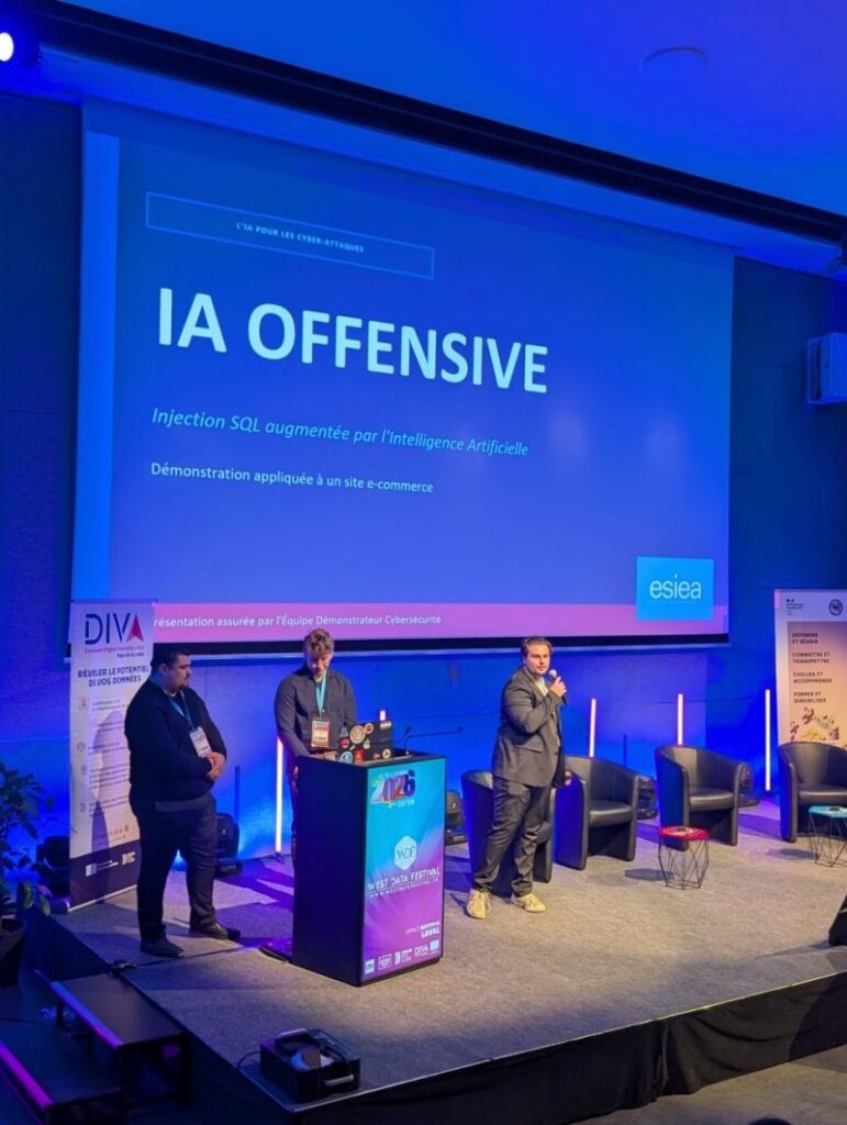 Etudiants de l'ESIEA Laval au west data festival 2026