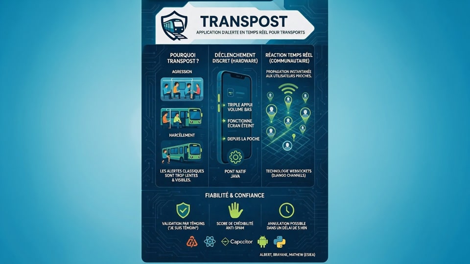 Projet étudiant ESIEA Transpost
