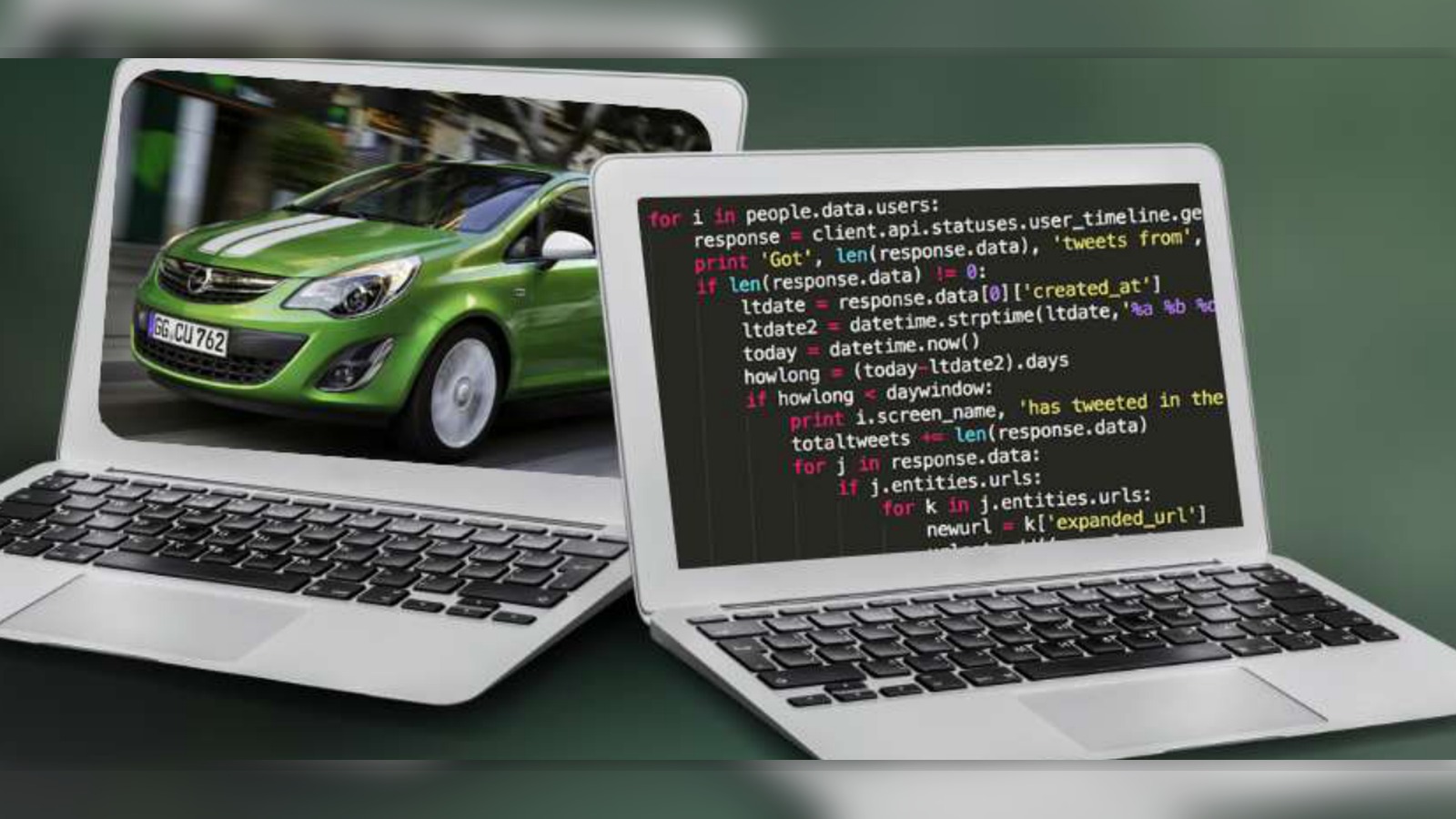 Interface de voiture connectée exploitant les données du port OBD-II