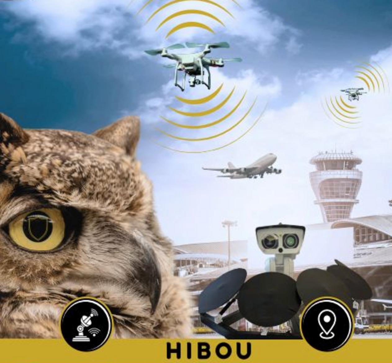 Détection / localisation / caractérisation passive de drones