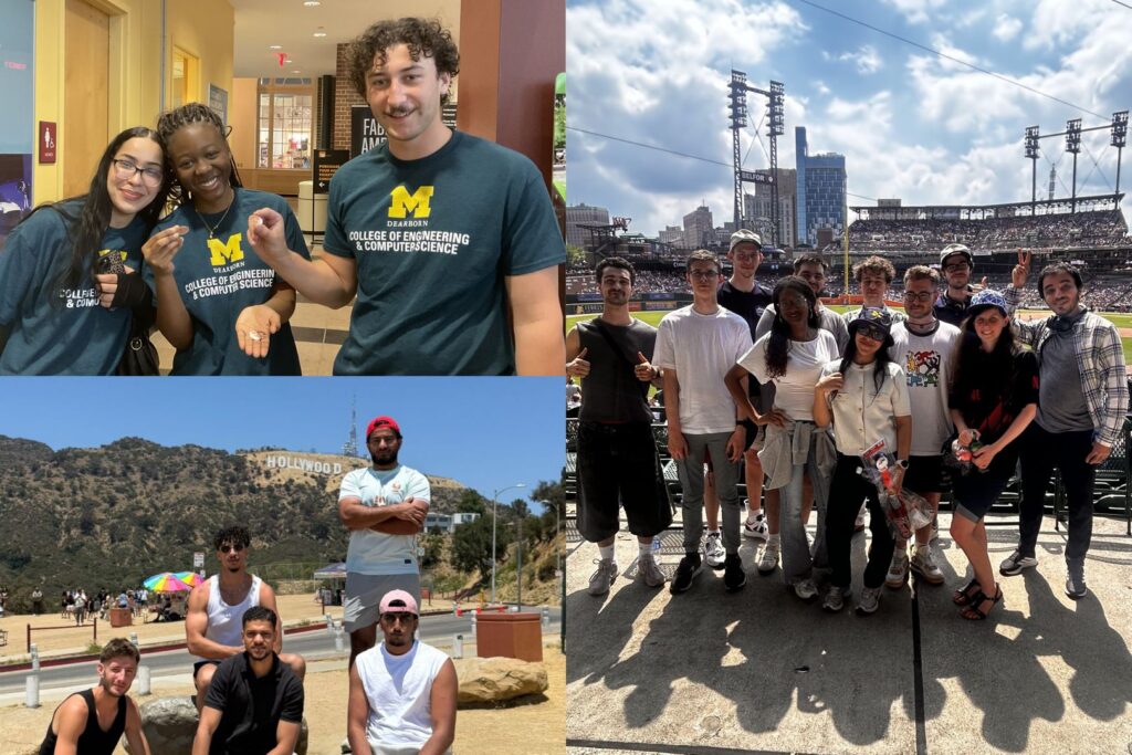 Des étudiants ESIEA réunis à l’occasion de leur expérience à University of Michigan-Dearborn.