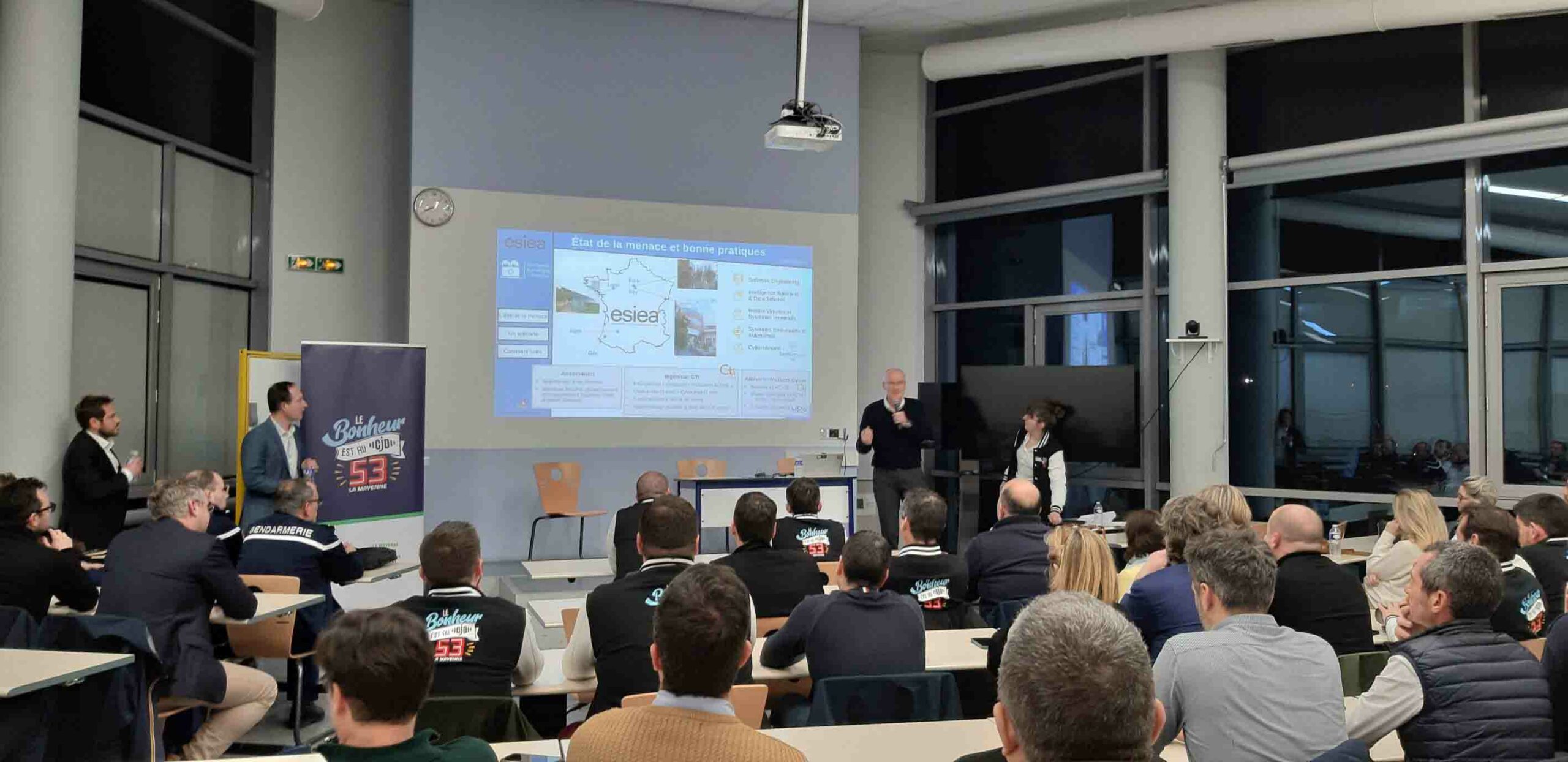 Sensibilisation à la Cybercriminalité sur le campus ESIEA de Laval