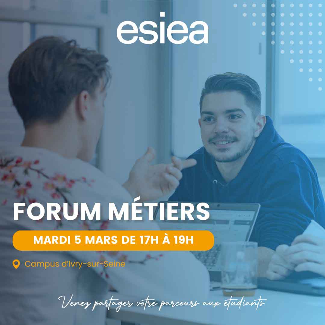 Invitation au Forum Métiers – 5 Mars 2024