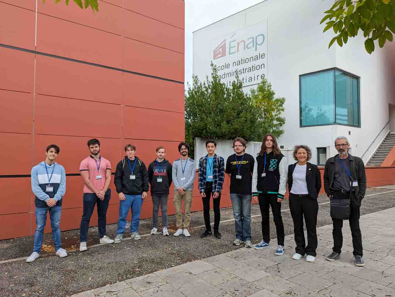 Étudiants de l'ESIEA Agen en visite à l'ENAP