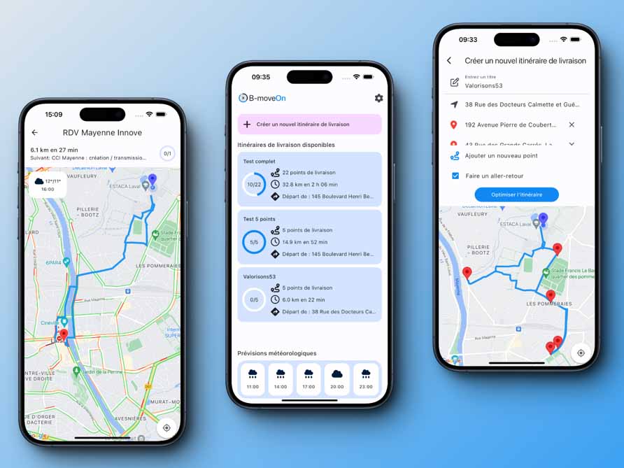 L'application B-move on des étudiants de l'ESIEA