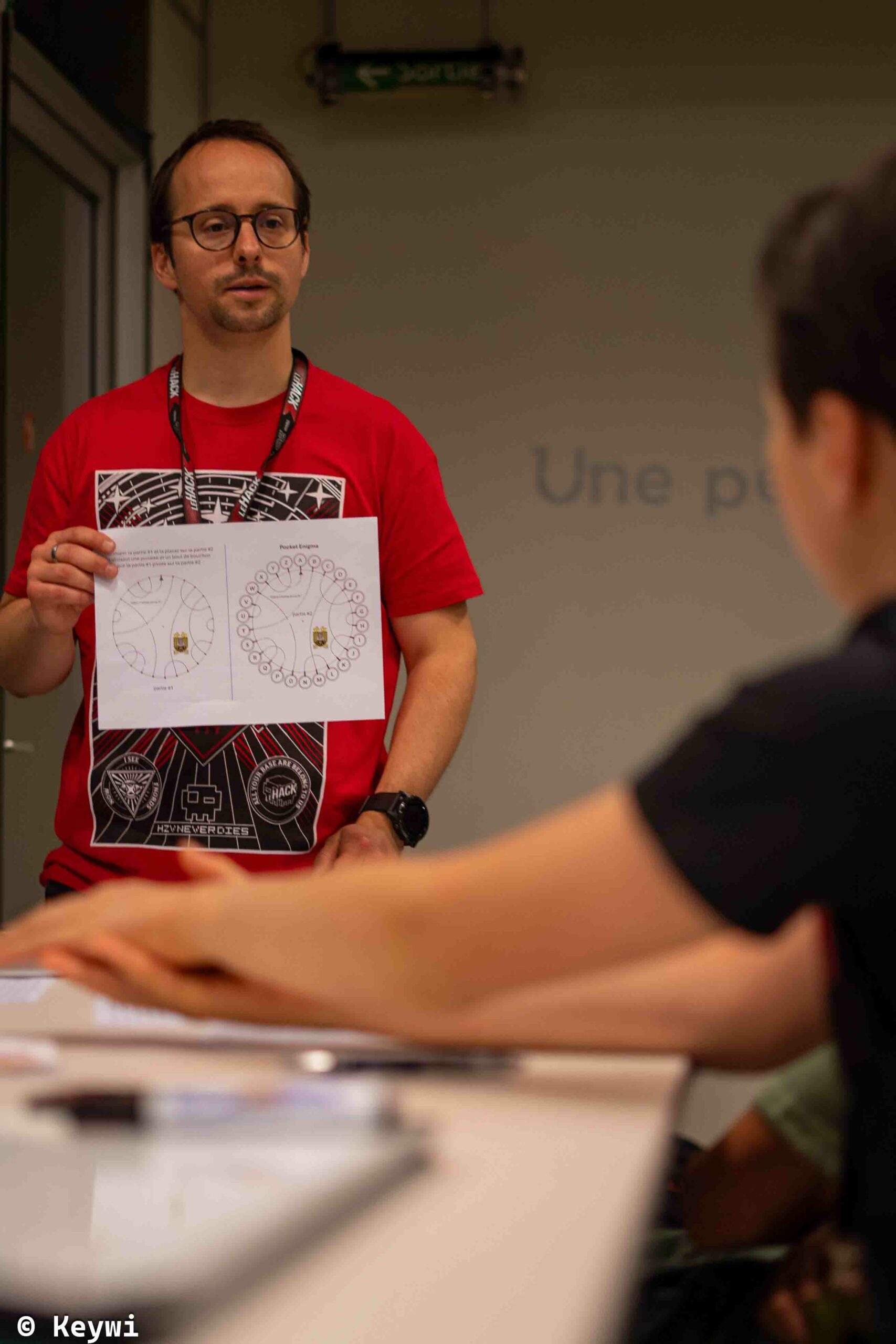Atelier Enigma animé par l'ESIEA lors du LeHACK 2024