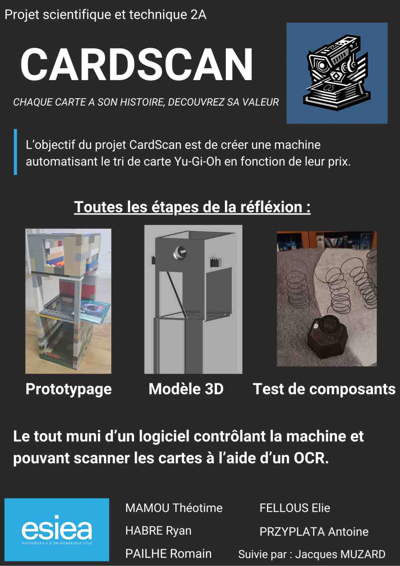 Projet étudiant Cardscan lors du Techday