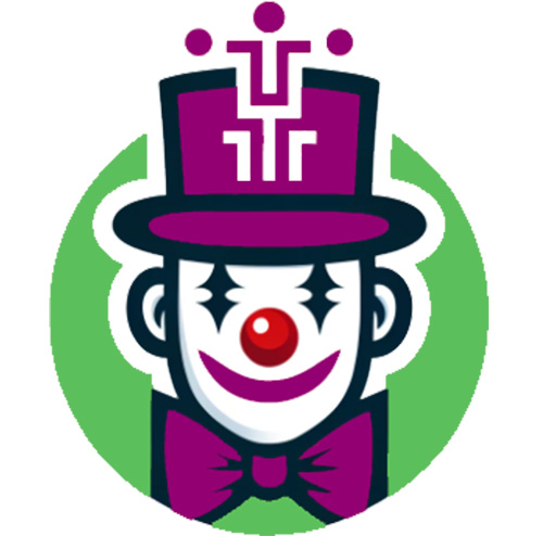 Logo du projet Log Illusion, site web du festival Mondo Clowns