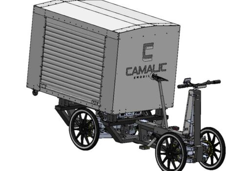 Le vélo cargo Camalic développé grâce aux étudiants de l’ESIEA et de l’ESTACA pour la société Aribell
