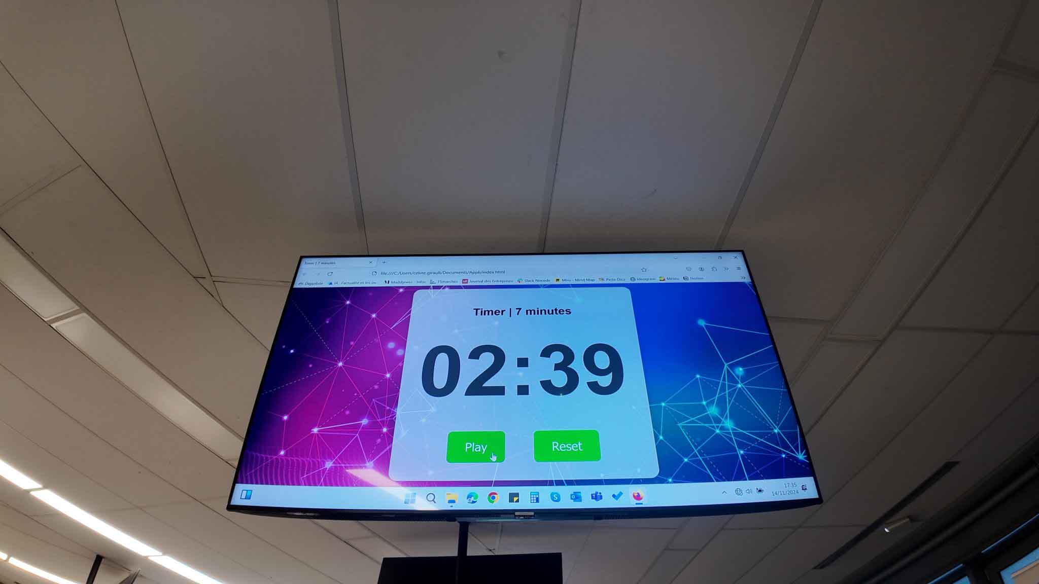 Timer du stage dating de Laval