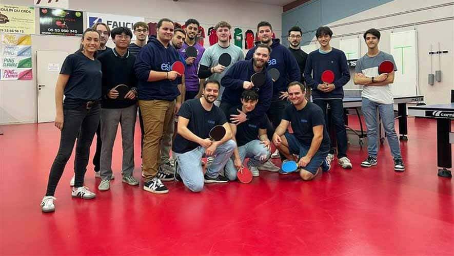 Tournoi ping pong ESIEA Agen - Tennis de table passageois