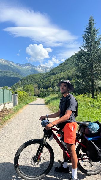 Voyage à vélo des étudiants