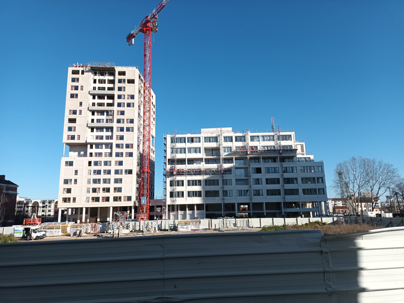 Nouveau campus de l'ESIEA 2025 en construction