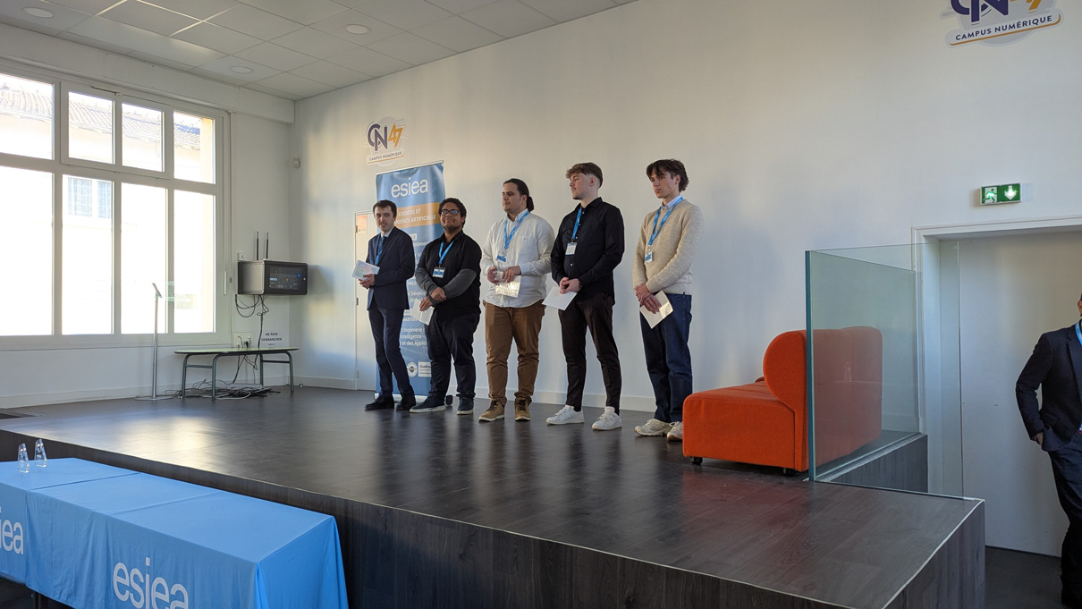 Équipe Colo Connect à l'ESIEA Agen