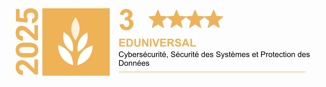 3ème en cybersécurité, classement Eduniversal